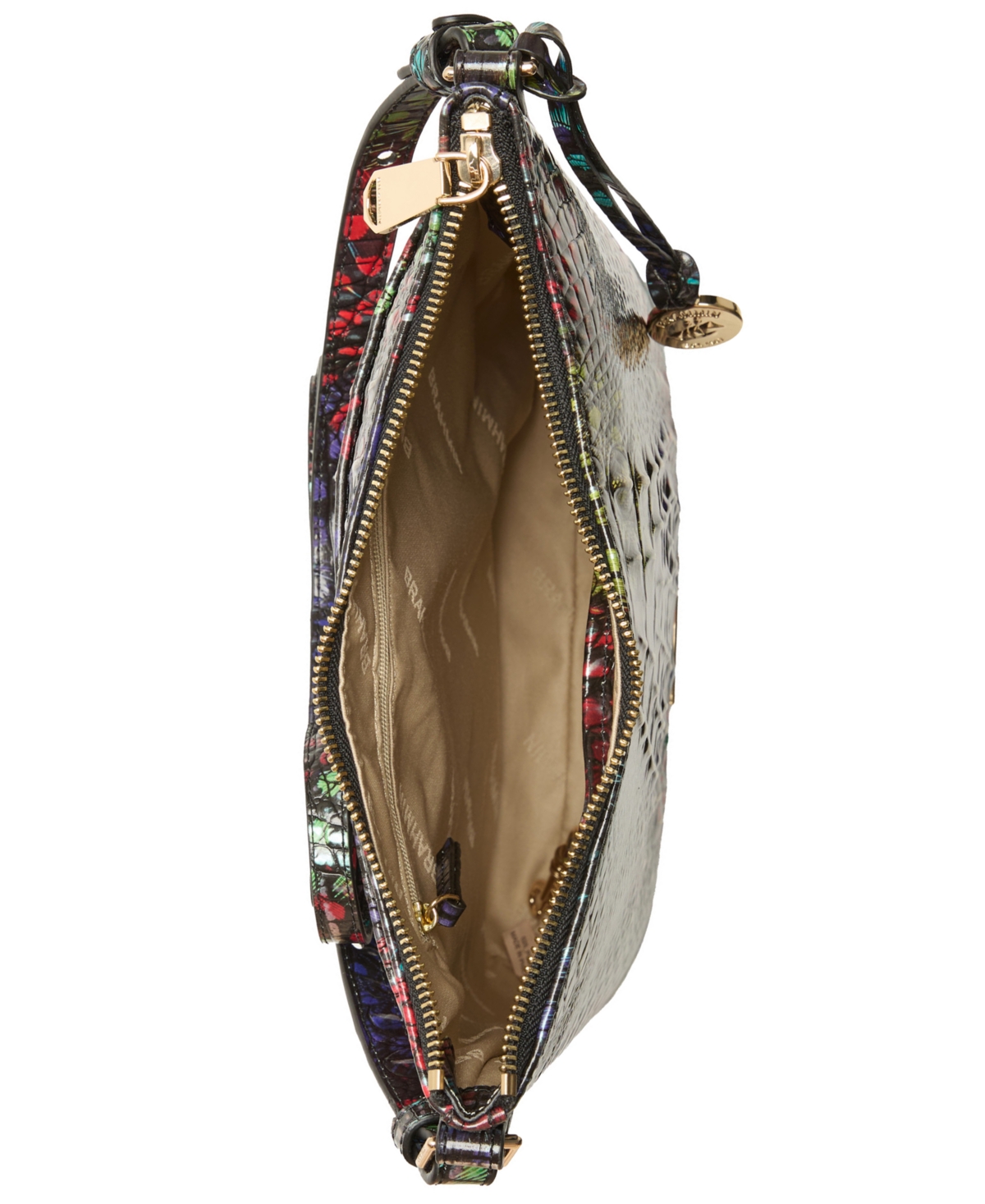 Brahmin Katie Melbourne Embossed Leather Crossbody Bag In Multi