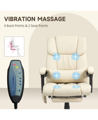 Massage Office Chair, Office Chair with 6 Vibration Points,
