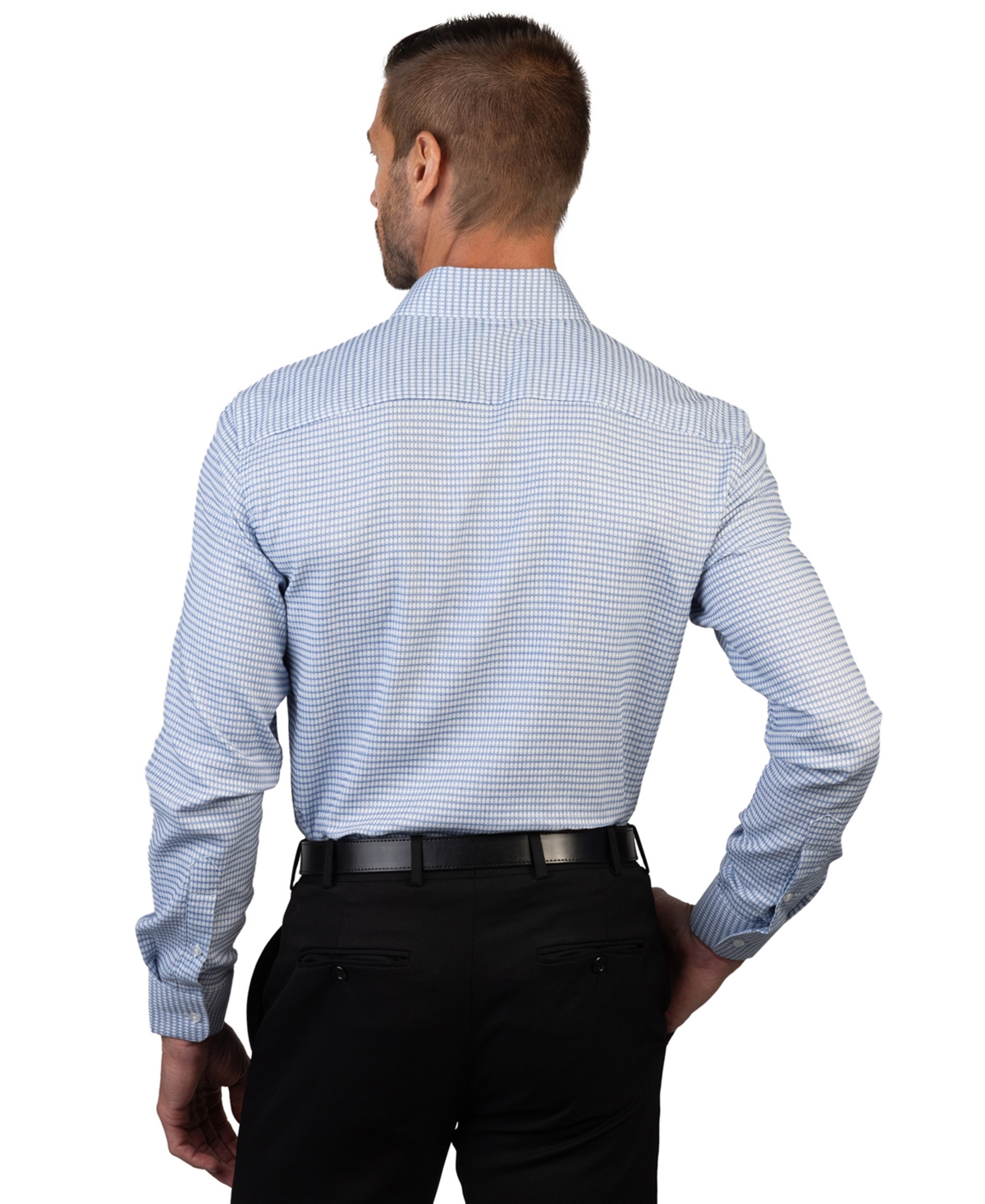 Vince Camuto Men's Solid Slim-fit Dress Shirt In Gray