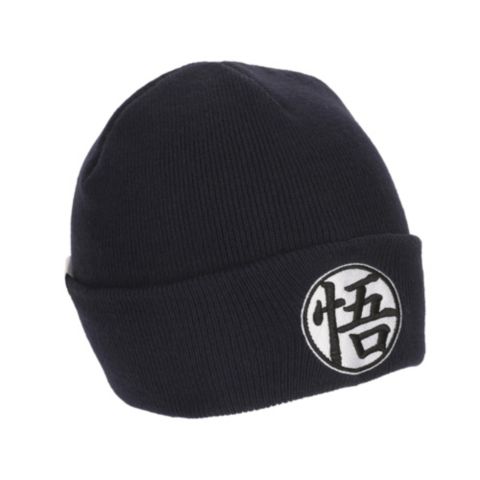 Мужская шапка Dragon Ball Z Goku Symbol Embroidery On Acrylic Knit Standard Cuff Beanie, цвет: Тёмный тёмно-синий