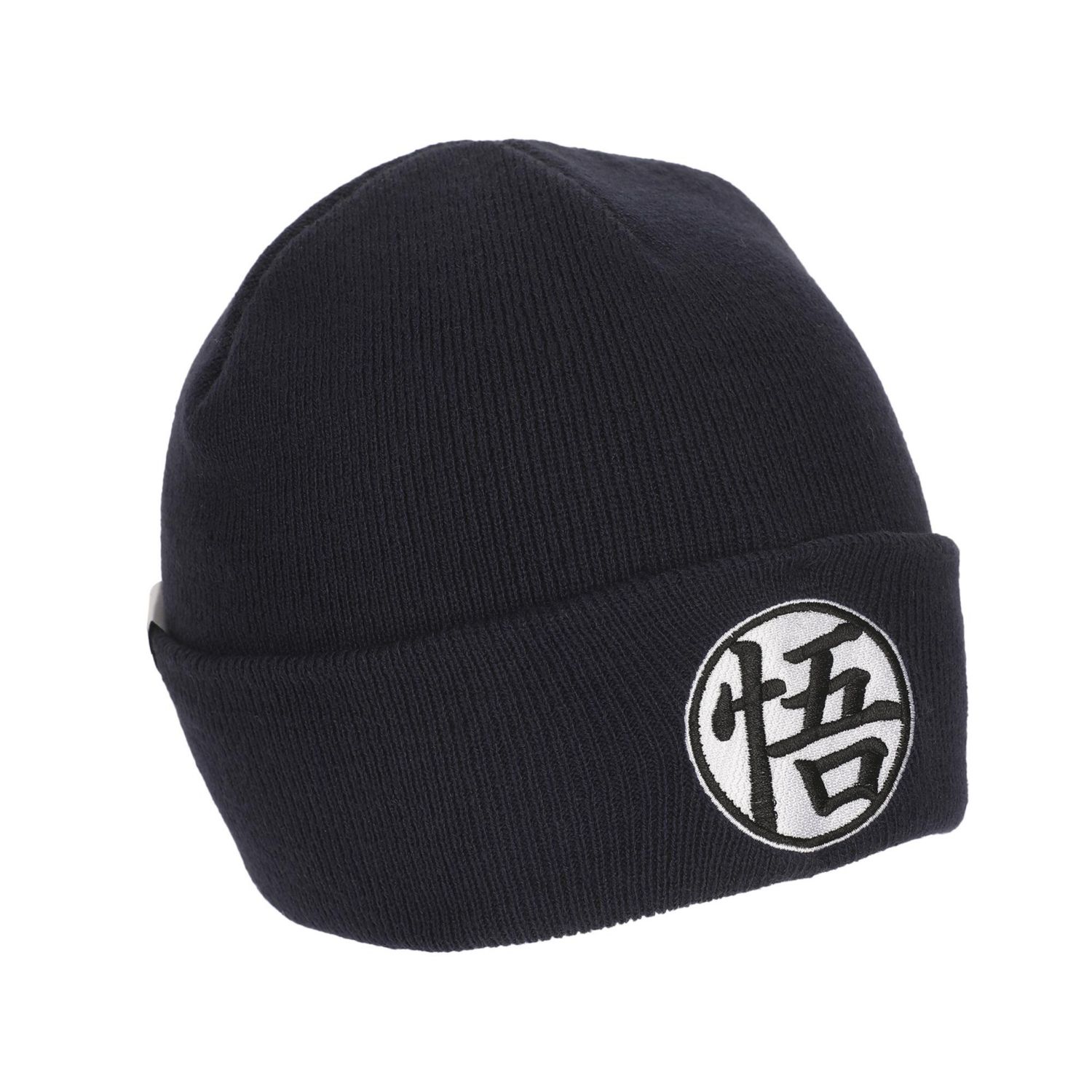 Men's Goku Symbol Embroidery On Acrylic Knit Standard Cuff Beanie