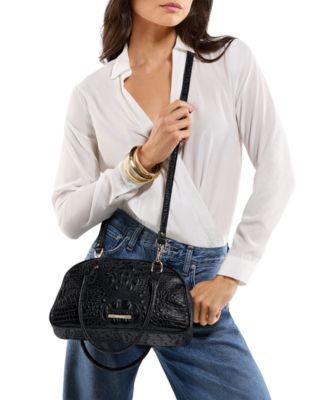 Angie Patchwork Leather Satchel Bag