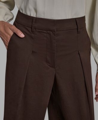 Women's Pleated Wide-Leg Pants