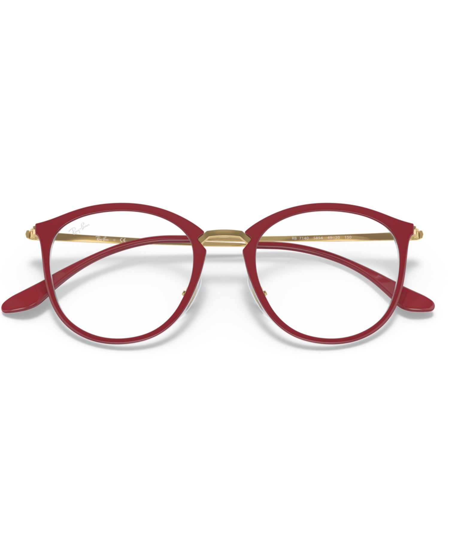 Woman Panthos Plastic RB7140 Optics Eyeglasses