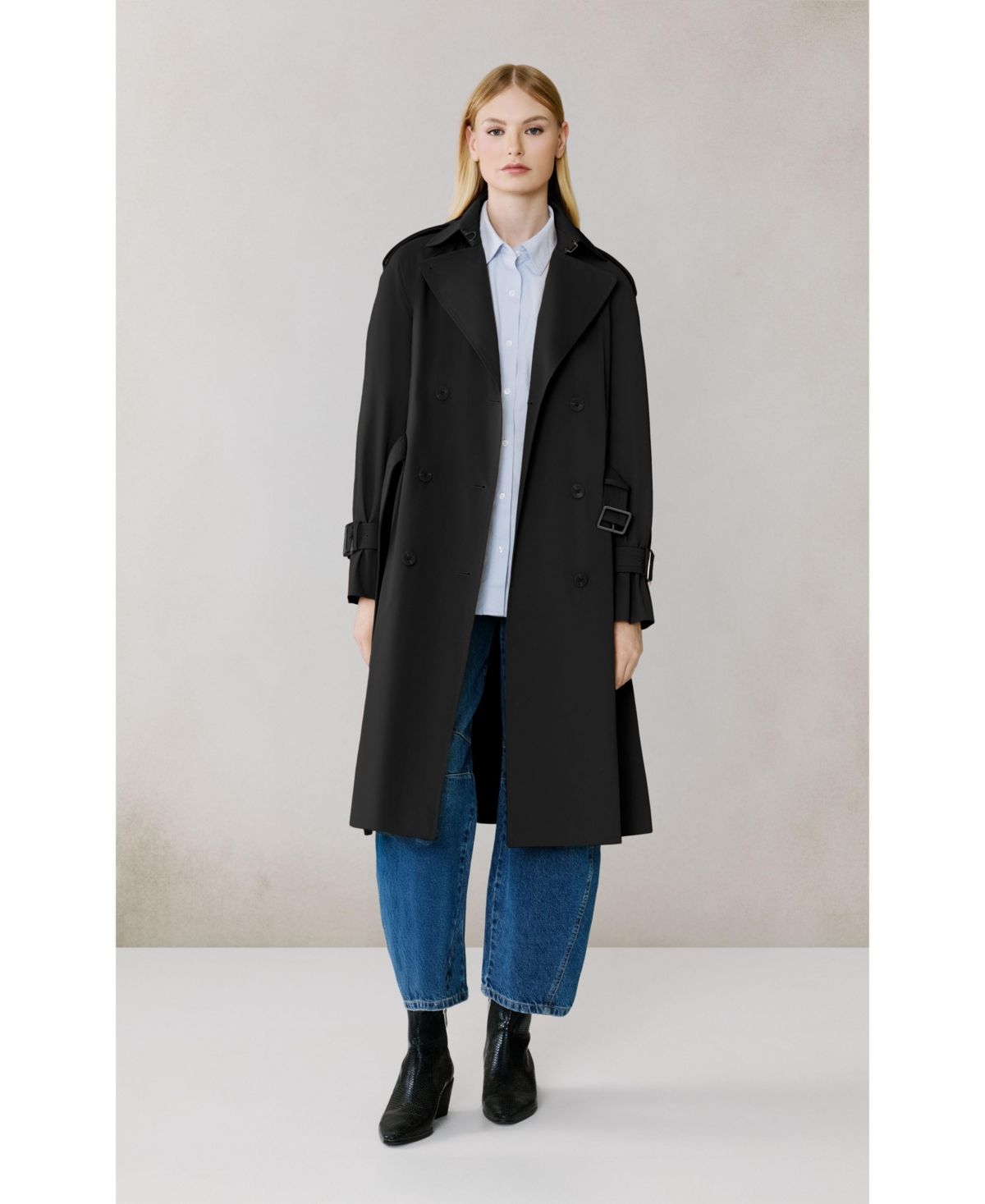 Soia & Kyo Women's Becky-l Long Trench Coat