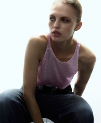 Women's Crystal Halter Top