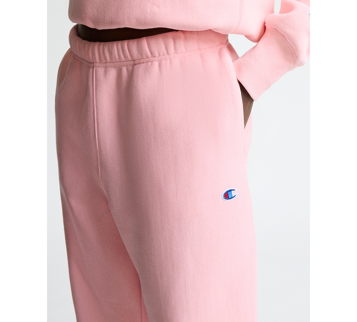 Champion Essentials Reverse Weave Cinched Bottom Sweatpants In Multi