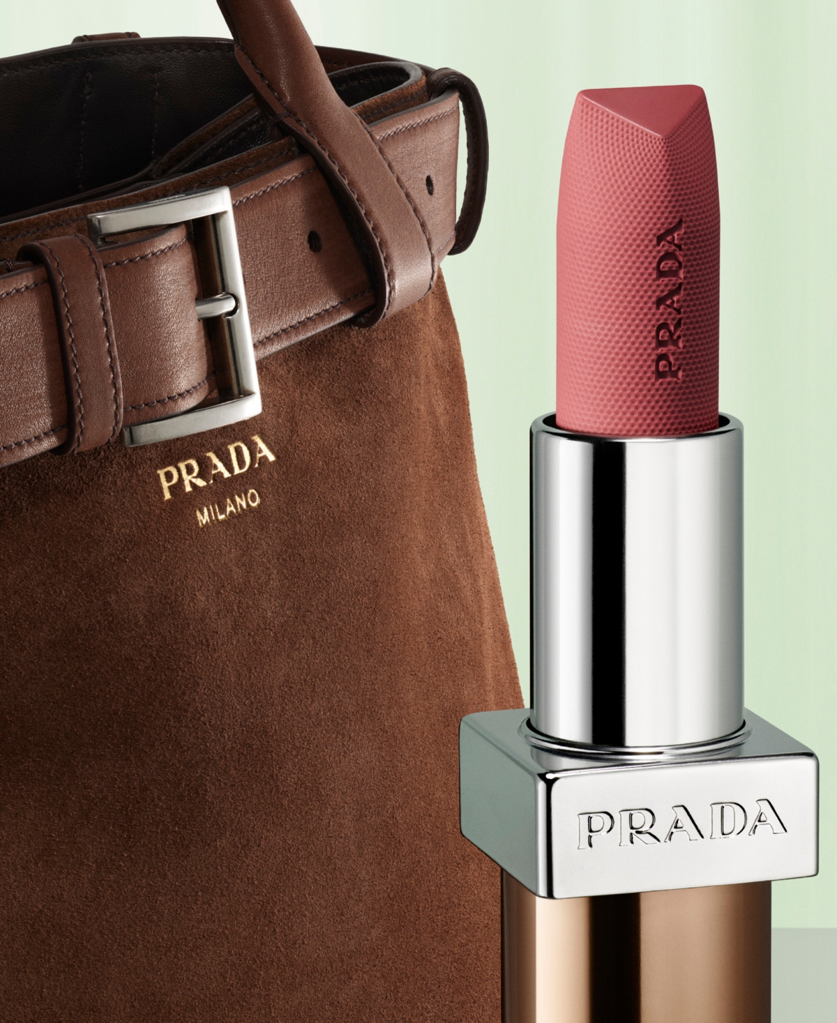Prada Beauty Prada Soft Matte Lipstick In Brown