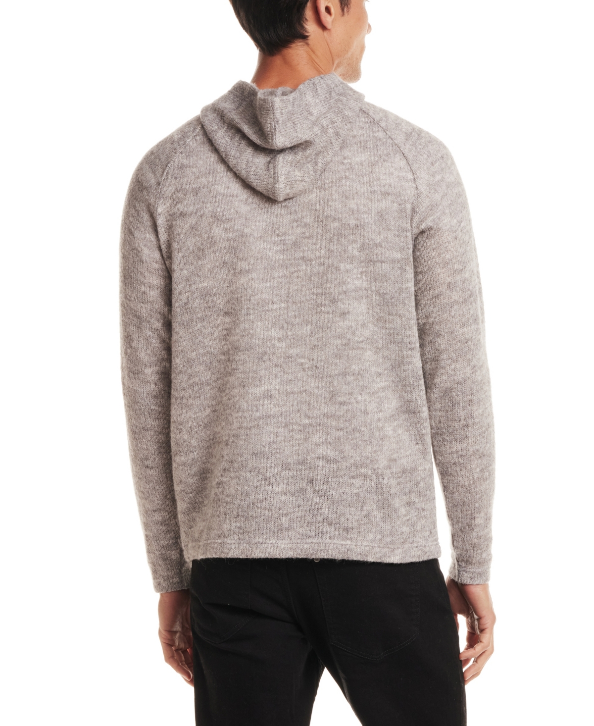 Vintage & Black Men's Long Sleeve Sweater Hoodie