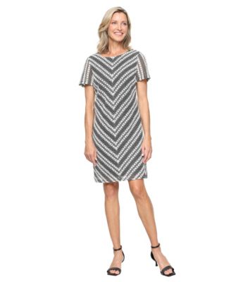 Women's Crochet Lace Sheath Short Dress