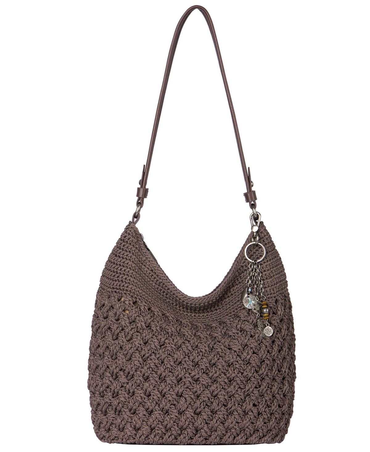 The Sak Sequoia Crochet Hobo In Brown