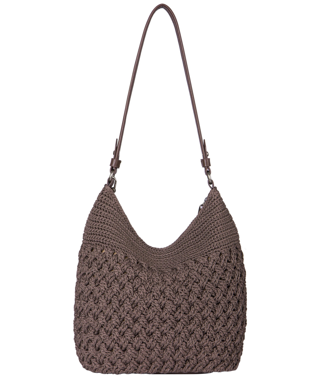 The Sak Sequoia Crochet Hobo In Brown