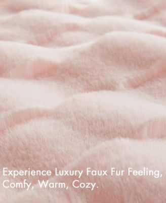 Vivienne Faux Fur Throw, 50" x 60"