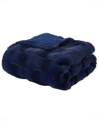 Vivienne Faux Fur Throw, 50" x 60"