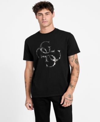 GUESS - Men's Shimmer Quattro G Short-Sleeve T-Shirt