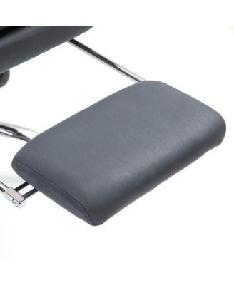 Microfibre Massage Office Chair with Heat, Reclining, Light