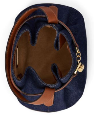 Small Denim Blaike Bucket Bag