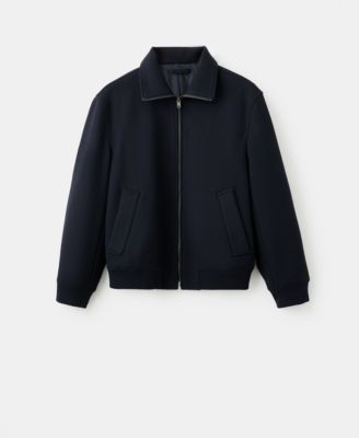 Men's Zip Textured Jacket