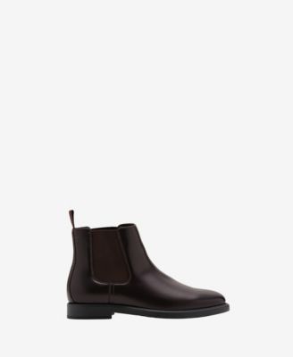 Men's Leather-Effect Chelsea Ankle Boots