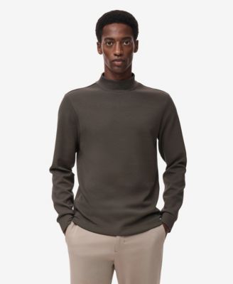 MANGO - Men's Perkins Neck Long-Sleeved T-Shirt