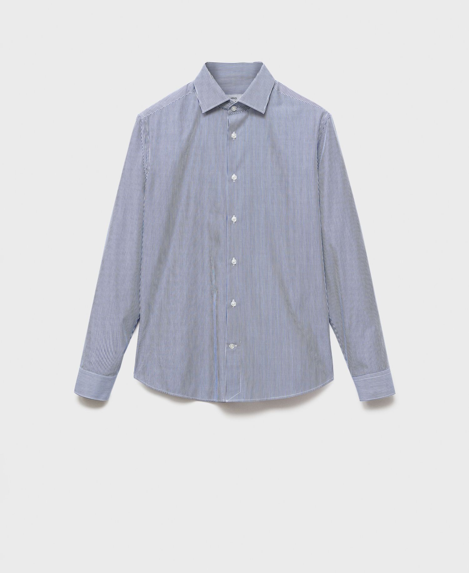 Men's Cotton Striped Slim-Fit Shirt