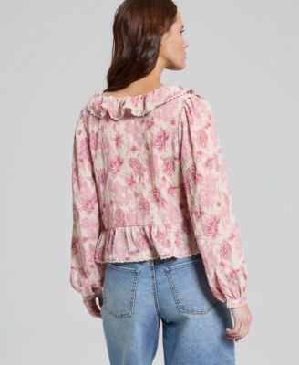 Women's Ruffled Peplum Top, Macy's Exclusive