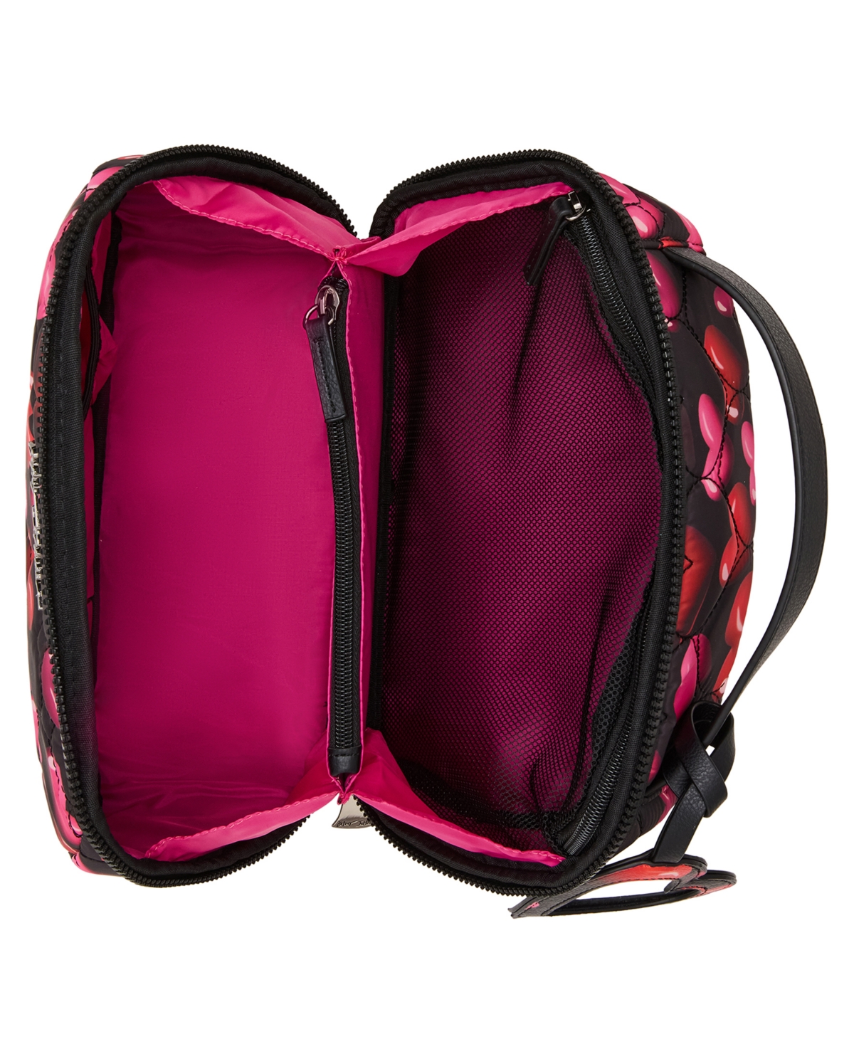 Betsey Johnson Loaf Cosmetic Case With Mirror In Multi