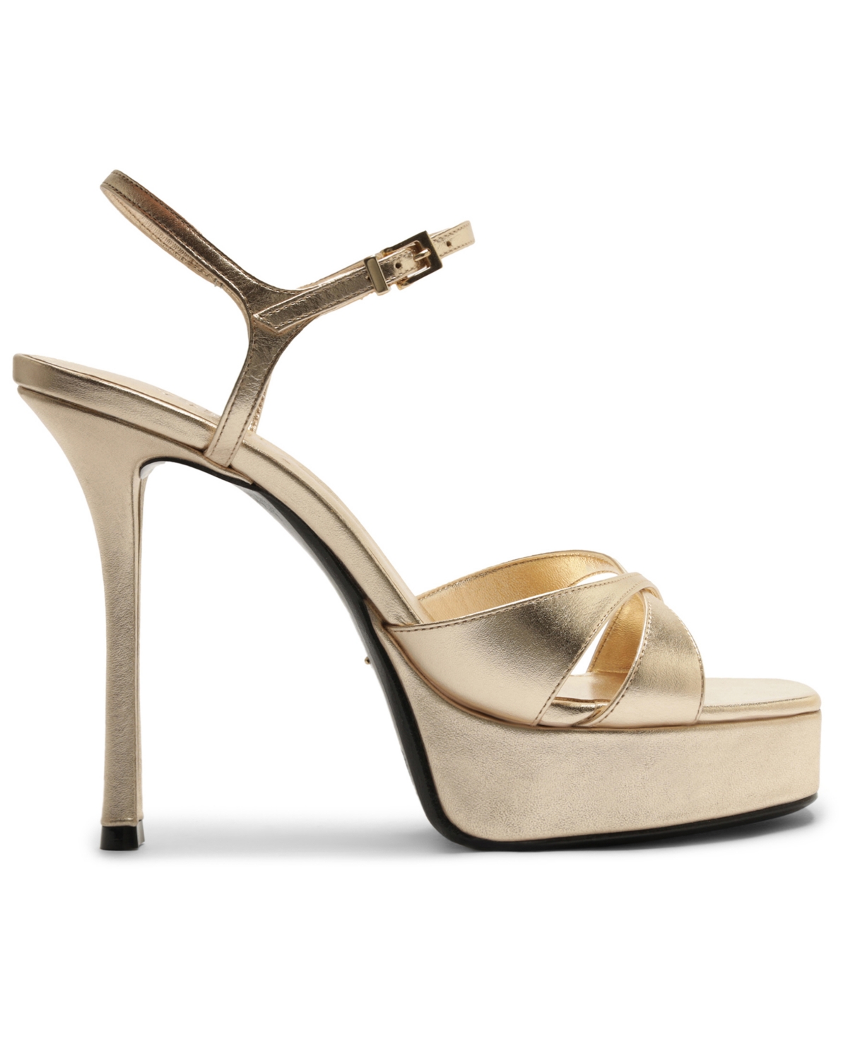 Schutz Maxine Platform Sandal In Gold