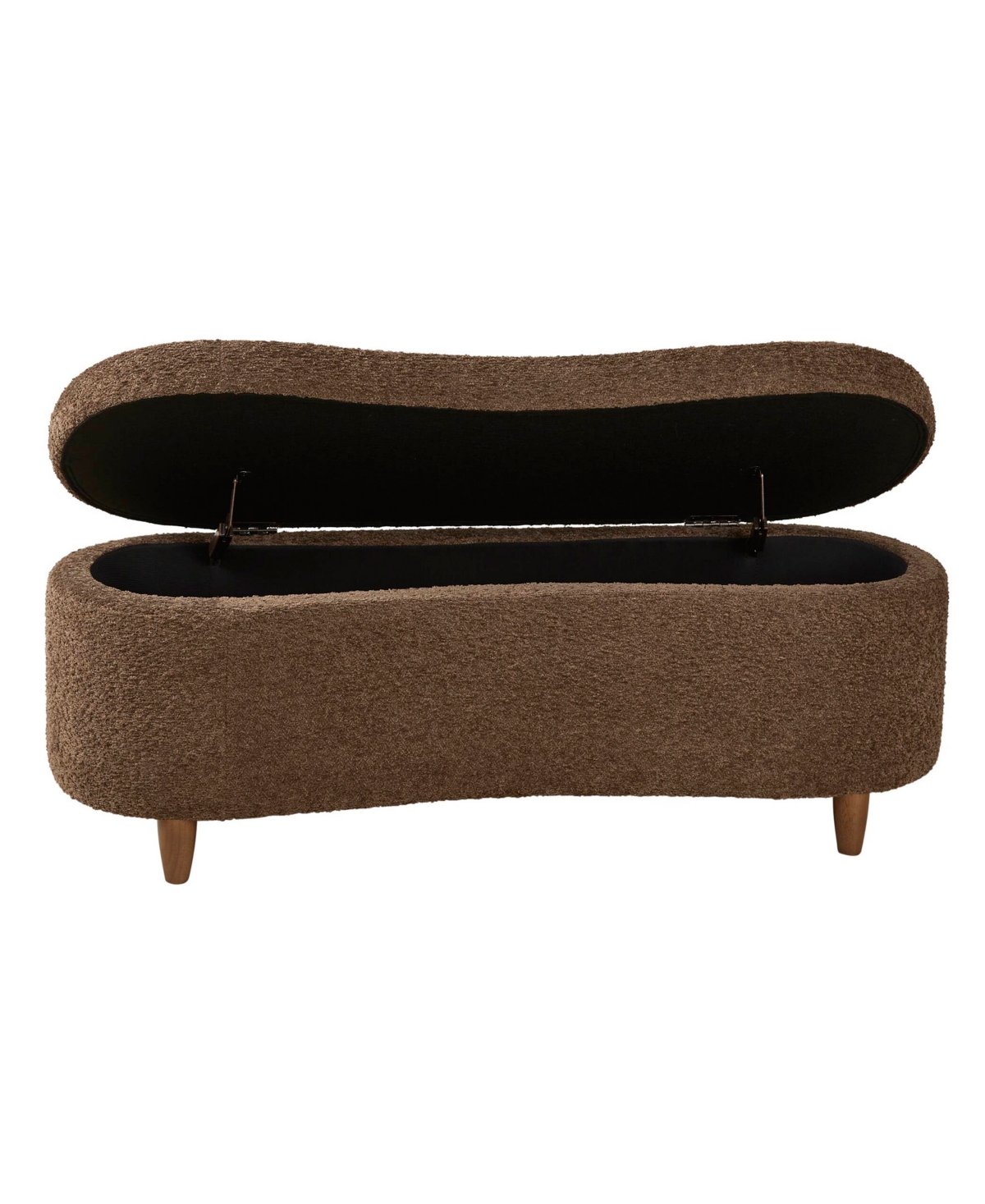 Ink+Ivy Bailey 48"W Boucle Flip Top Storage Bench