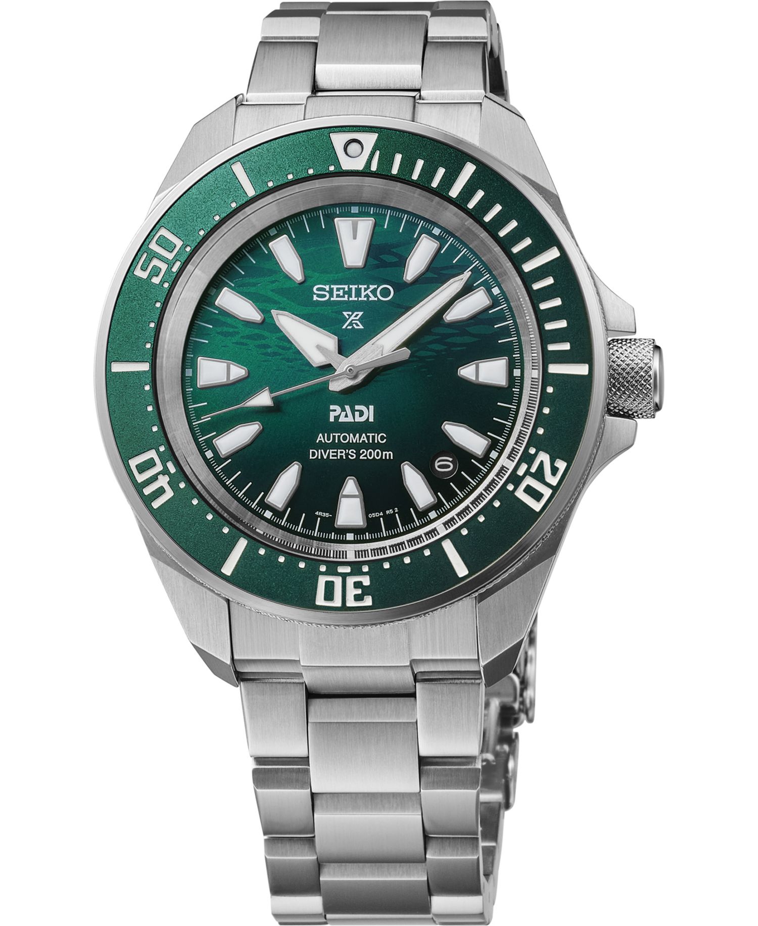Men's Prospex Diver Automatic Green Dial Watch, 41.7mm
