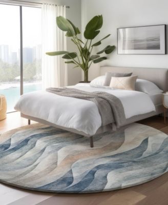 Pacifica PA3 8'x8' Round Area Rug