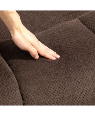 Single Piece Fabric  Power Lift Recliner Chair with Massage and Heat for Elderly