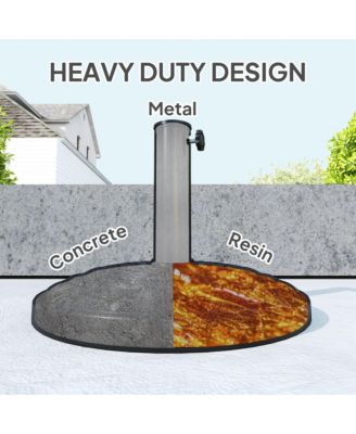 19" Patio Umbrella Base 26 lbs Umbrella Sd for 1.5"/1.9"