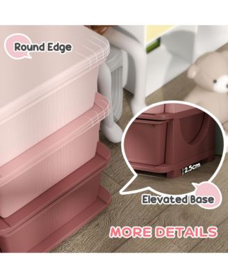 29.5&amp;#x22; 3 Tier Kids Storage Unit Dresser Tower