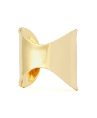 Gold Vintage Geometric Statement Cuff Bracelet