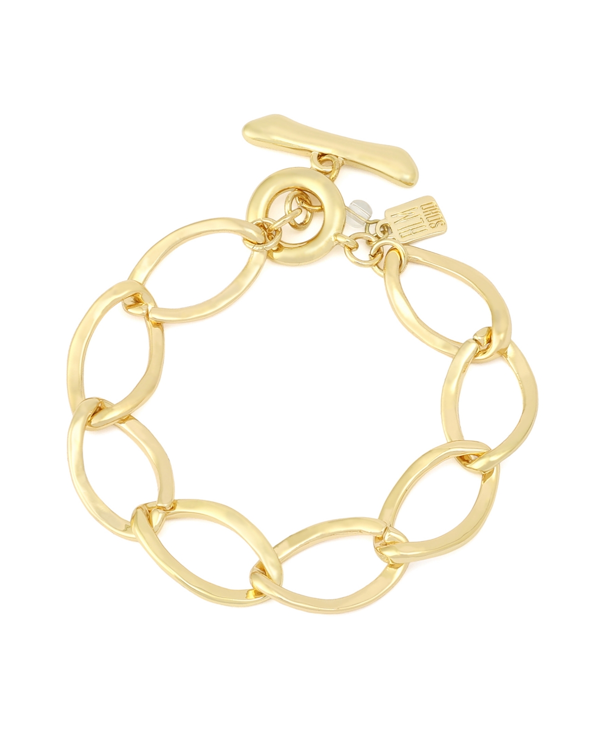 Robert Lee Morris Soho Gold Link Toggle Bracelet