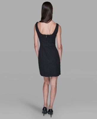 Women's Square Neck Sheath Dress