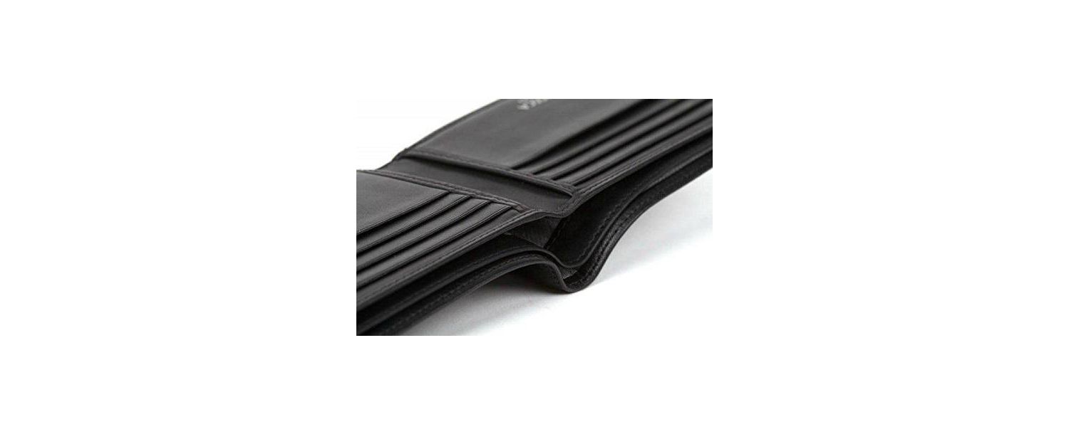 Men's Nappa Vitello Credit Wallet with I.D. Passcase
