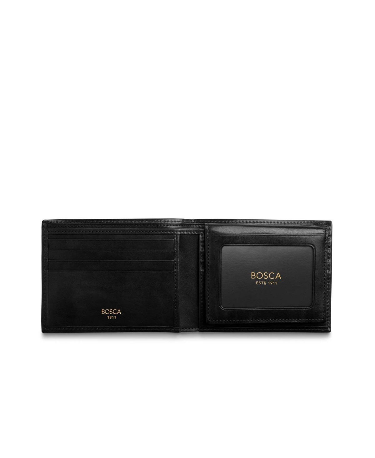 Bosca Mens Old Leather Credit Wallet w/Id Passcase