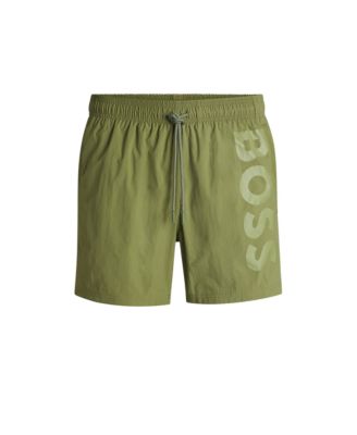 Men's Contrast-Logo Swim Shorts