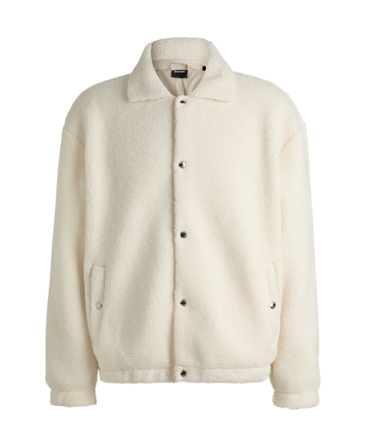 Boss by Hugo Men's Teddy Fabric Regular-Fit Jacket