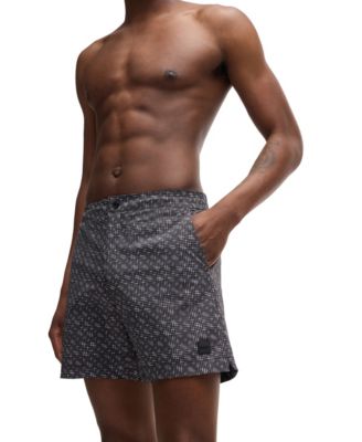 Men's Quick-Dry Monogram Swim Shorts