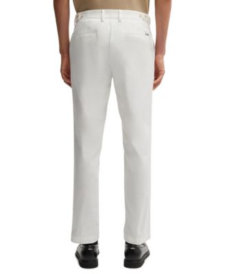 Men's Washable Stretch Cotton Slim-Fit Trousers