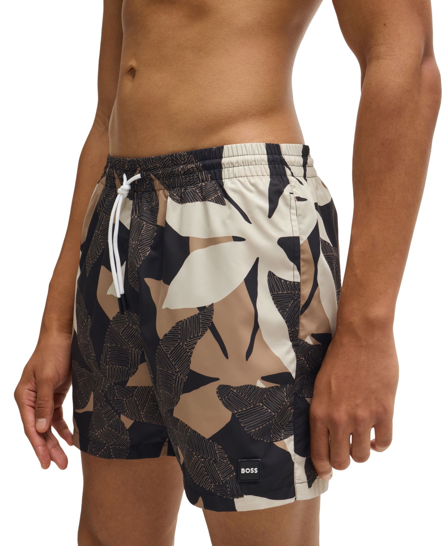 Men's Quick-Dry All-Over Print Swim Shorts
