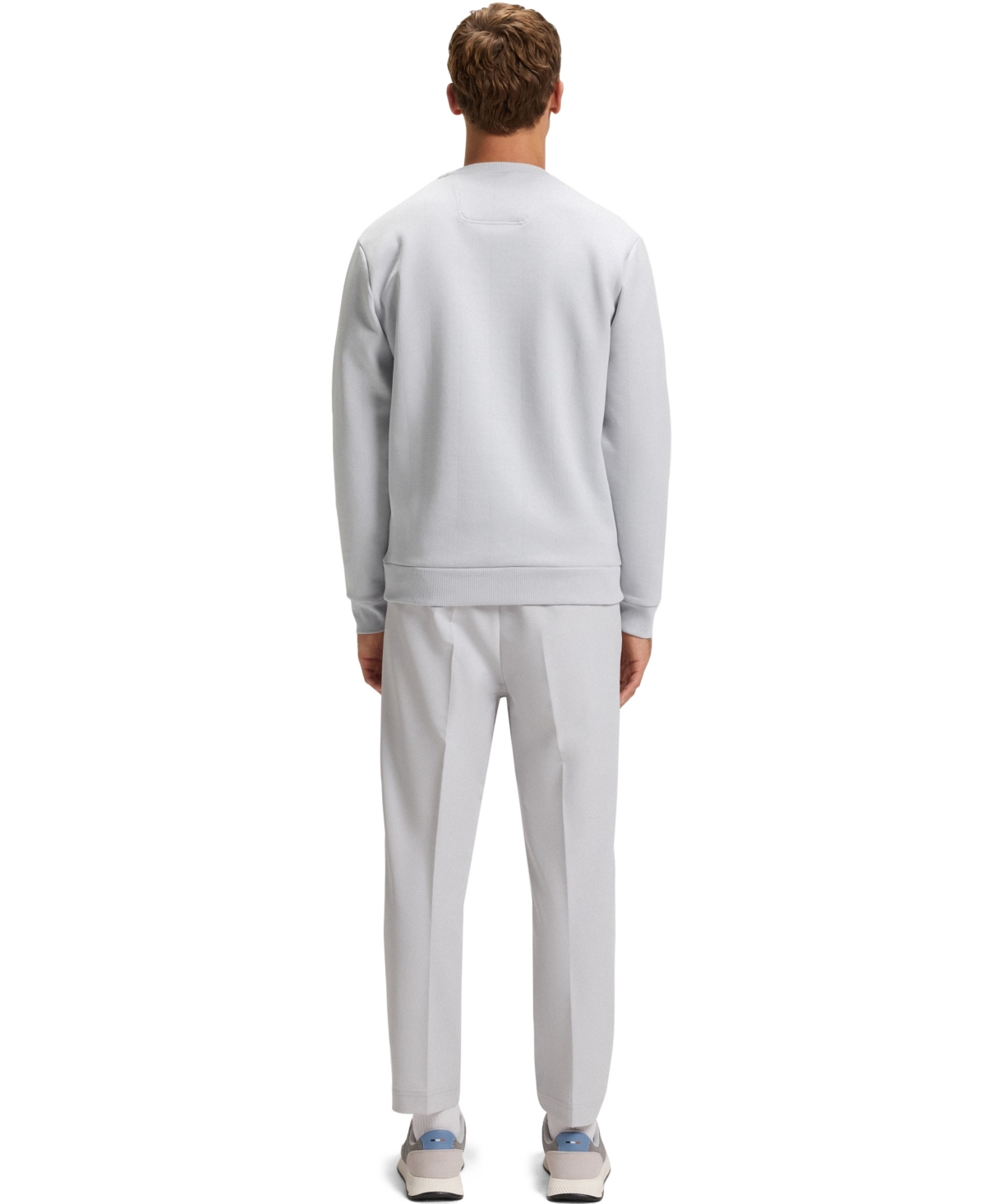 Boss by Hugo Men's Drop Needle Stitching Regular-Fit Sweatshirt