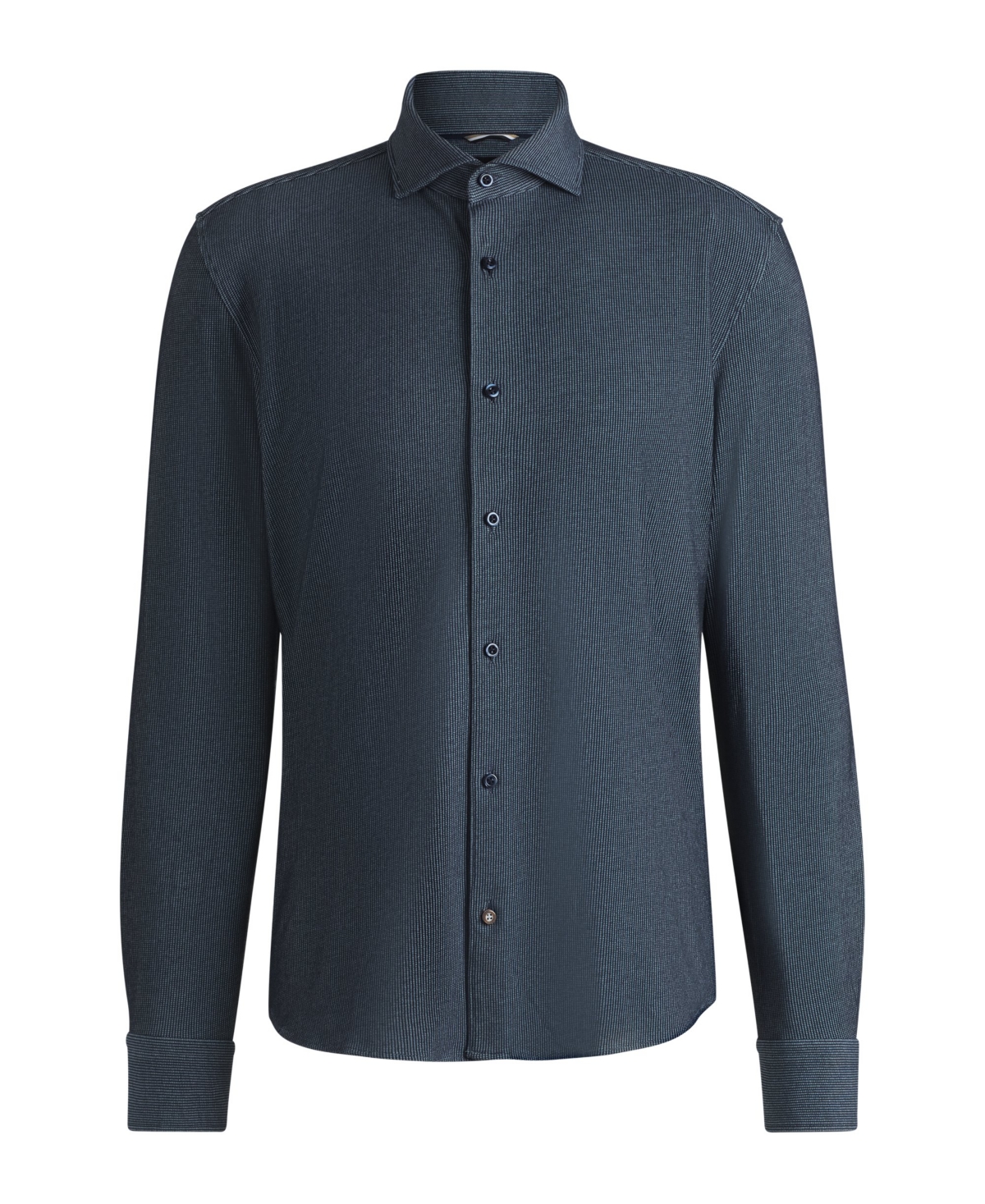 Boss by Hugo Men's Micro-Check Stretch Cotton Casual-Fit Shirt