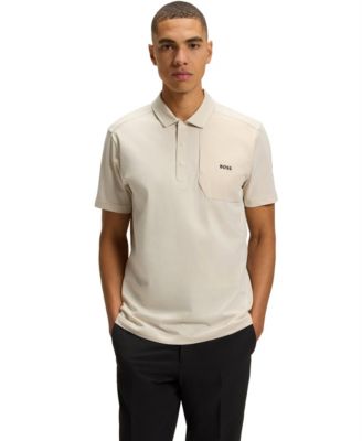 Hugo Boss - Men's Hopsack Panelling Paddy Polo Shirt