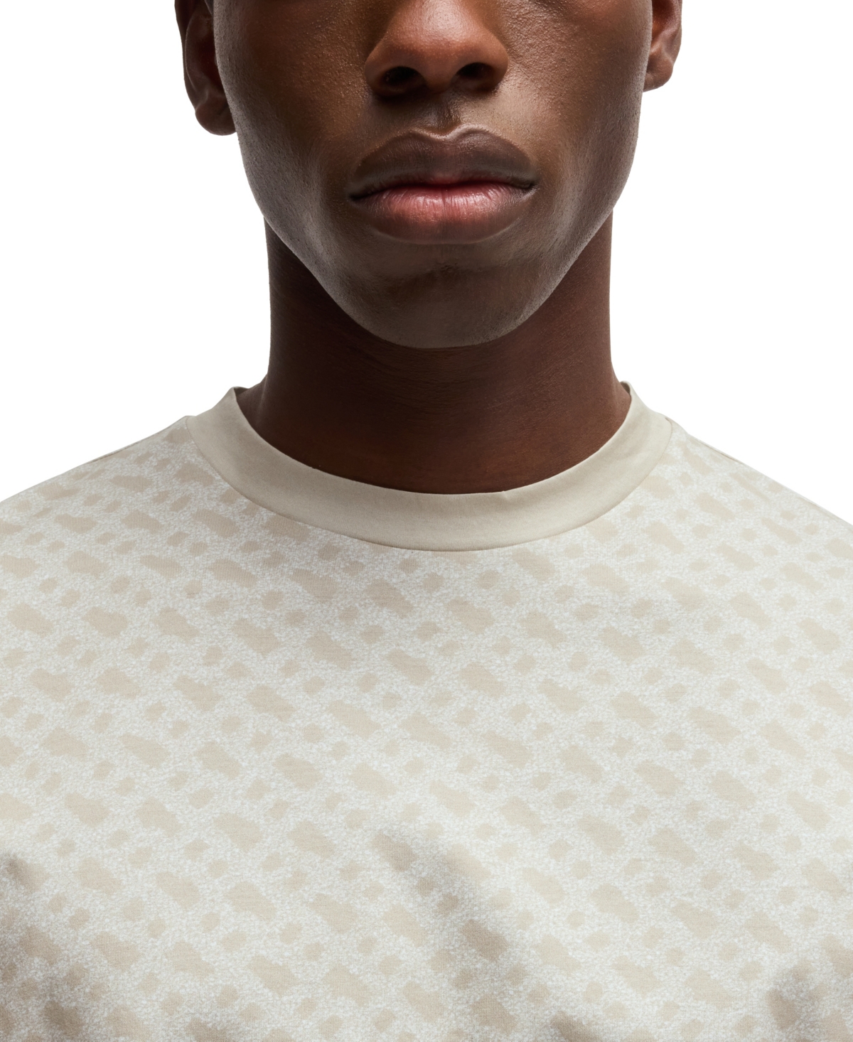 Boss by Hugo Men's Printed Monogram Cotton Regular-Fit T-Shirt