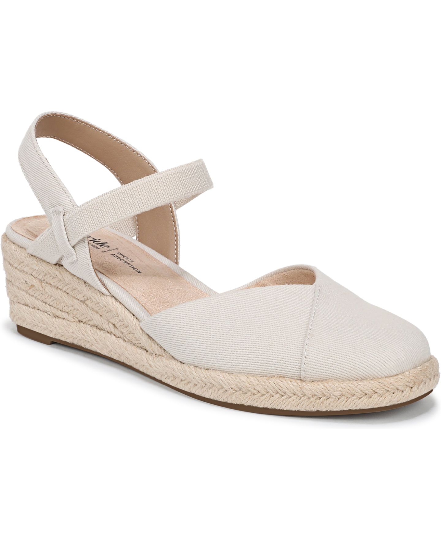 Женские сандалии LifeStride Pilar Espadrille Wedge, цвет: Розовый — фото 7