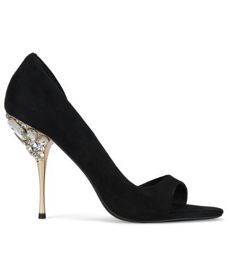 Women's Alluria Slingback Peep-Toe Dorsay Pumps